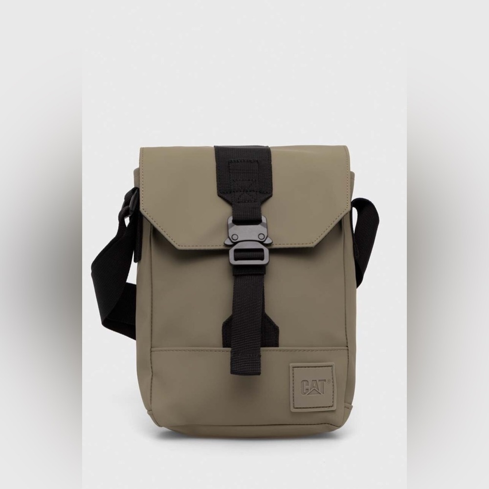 CAT Cheney Ln. Shoulder Bag Olive Color 3L Men's Tan Crossbody Bag